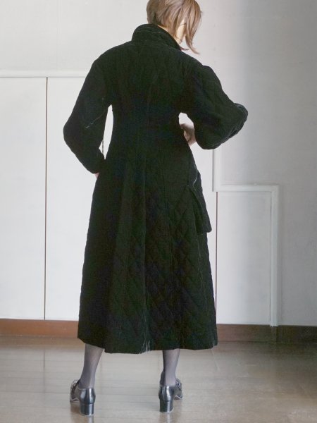 AKIKOAOKIアキコアオキ Genbu coat velvet quilt- BELA VISTA Since1989 ONLINE SHOP