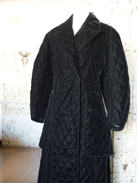 AKIKOAOKIアキコアオキ Genbu coat velvet quilt- BELA VISTA Since1989 ONLINE SHOP