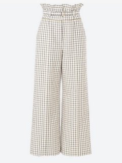 leur logette 롼å Grace check pants sale 30%off