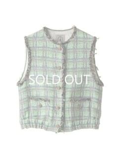 leur logette롼åȡMALHIA KENT tweed vest