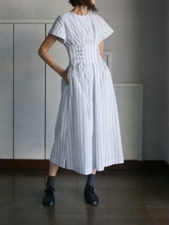 AKIKOAOKI  corset dress (blue stripes)sale30%OFF