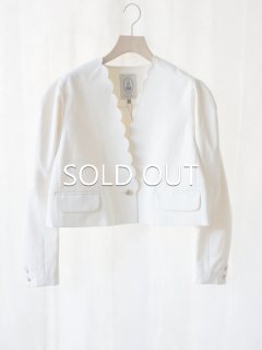leur logette　ルールロジェット pure silk cotton short jacket　OF