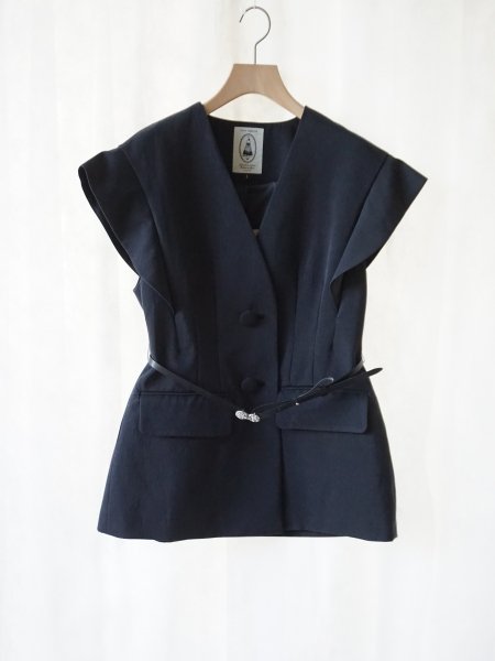 leur logette ルールロジェット pure silk cotton vest- BELA VISTA