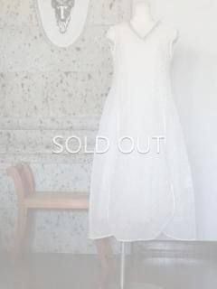 leur logette롼å fragile dress white