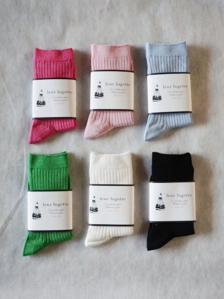 leur logette ルールロジェット leur logette ルールロジェット silk socks - BELA VISTA  Since1989 ベラヴィスタ 正規販売店