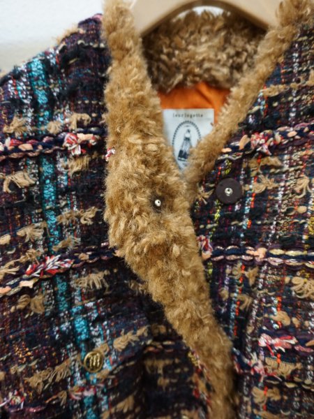 leur logette ルールロジェット craft tweed coat (MALHI KENT)- BELA