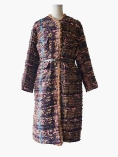 leur logette롼å craft tweed coat (MALHI KENT)