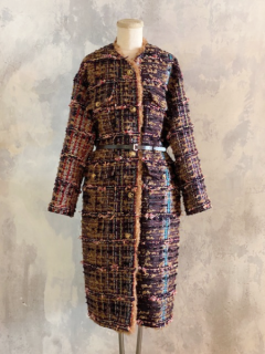 ◎leur logette　ルールロジェット craft tweed coat (MALHI KENT)