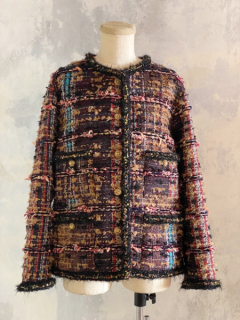 ◎leur logette　ルールロジェット craft tweed jacket (MALHI KENT)