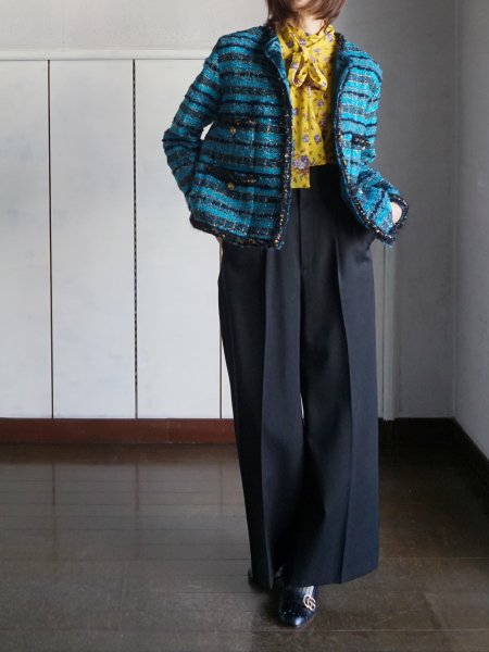 leur logette ルールロジェット darjeeling tweed jacket (MALHI KENT)- BELA VISTA  Since1989-正規販売店