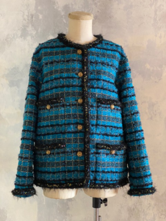 ◎leur logette　ルールロジェット darjeeling  tweed jacket  (MALHI KENT)
