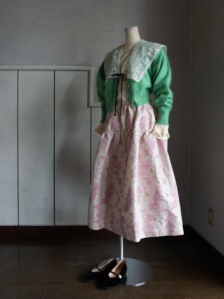 leur logette ルールロジェット flower jacquard skirt- BELA VISTA