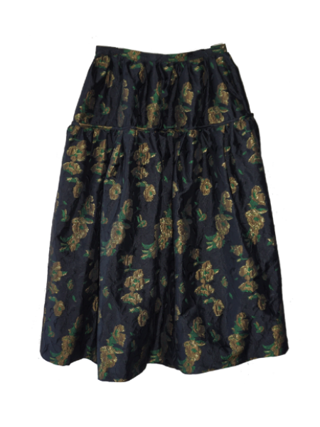 leur logette ルールロジェット flower jacquard skirt- BELA VISTA