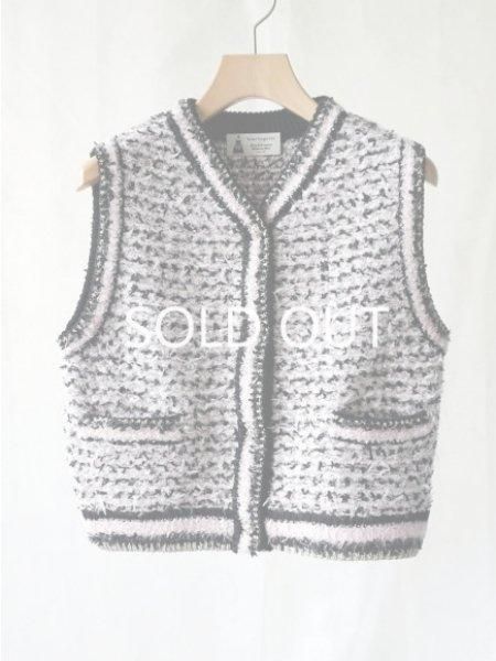 leur logette ルールロジェット Fancy wool vest PK- BELA VISTA