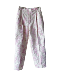 leur logette���롼��������å� flower jacquard pants OF