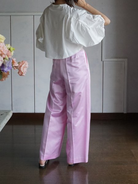 leur logette ルールロジェット Powder satin pants pink - BELA VISTA ...