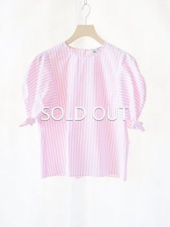 leur logette 롼å silk cotton stripes top