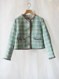 leur logette롼åȡMALHIA KENT Tweed Jacket GR