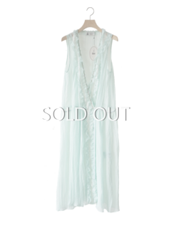 leur logette 롼å wrinkle silk chiffon dress