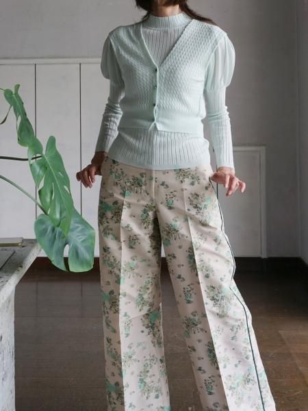 leur logette ルールロジェット cashmere silk rib top - BELA VISTA