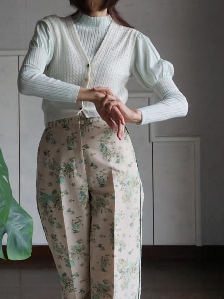 leur logette ルールロジェット cashmere silk rib top - BELA VISTA