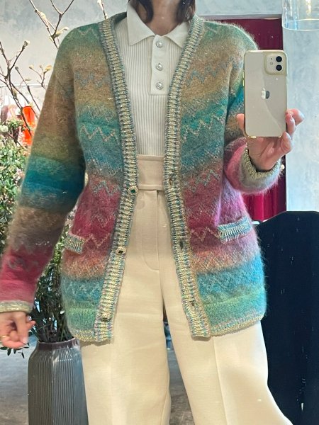 leur logette ルールロジェット zig zag gradation knit cardigan - BELA VISTA Since1989