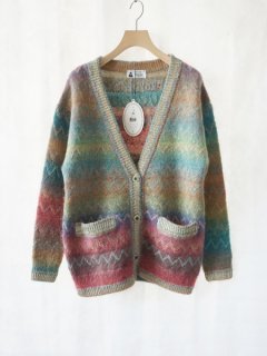 leur logette 롼å zig zag gradation knit cardigan