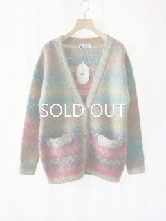 leur logette 롼å zig zag gradation knit cardigan sale