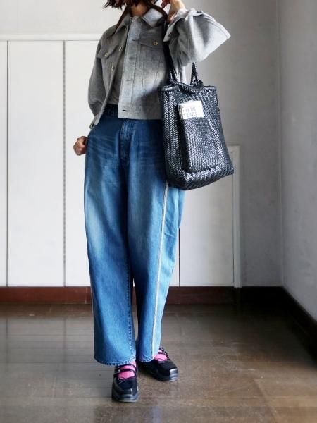 SAGAN Vienna サガン ヴィエンナ PAZAR BOOK TOTE woven Black- BELA