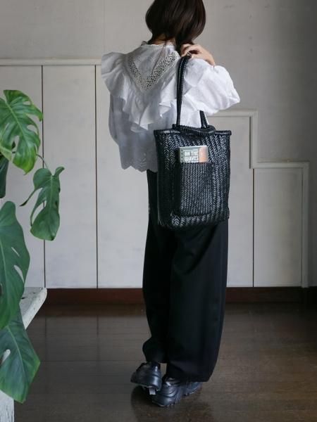◎SAGAN Vienna サガン ヴィエンナ PAZAR BOOK TOTE woven Black