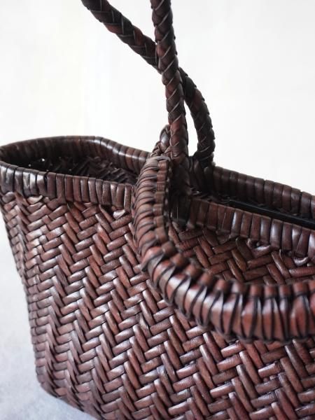 ◎予約 SAGAN Vienna サガン ヴィエンナ PAZAR TOTE BOAT woven Brown
