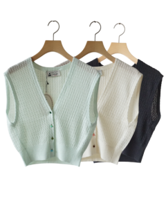 leur logette 롼åȡcashmere silk rib vest