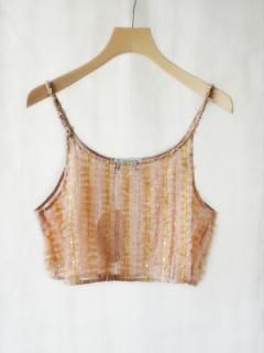 leur logette 롼åcookie tulle embroidery camisole