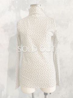 leur logette 롼åcherry rose tulle print top