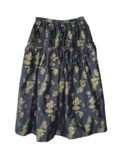 leur logette���롼��������å� flower jacquard skirt BK sale 