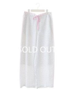 leur logette 롼åcherry rose cupra print pants