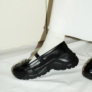 AKIKOAOKI shoes 塼Petit  faux leather black