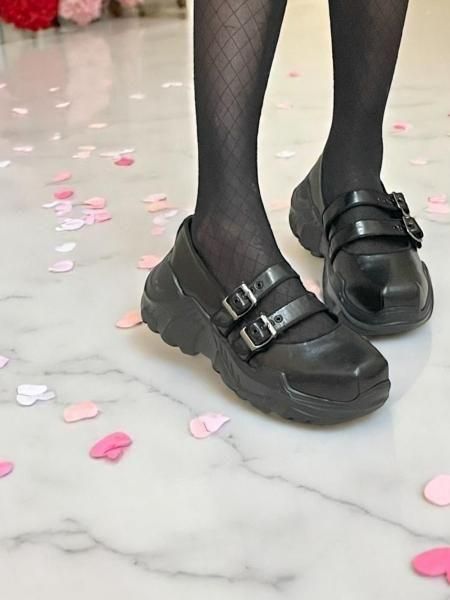 AKIKOAOKI shoes アキコアオキシューズ Gemini faux leather