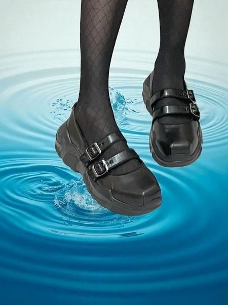 AKIKOAOKI shoes アキコアオキシューズ Gemini faux leather