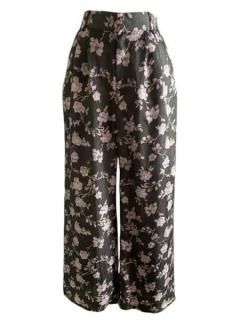 ͽ leur logette 롼å room flower cupra print pants