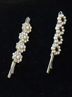 ͽleur logette롼å hair pin  sliver / 4flower