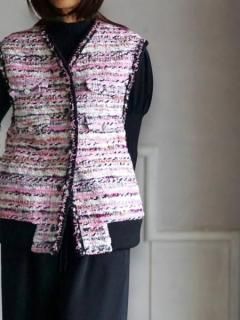 leur logette 롼å malhia kent tweed vest PK