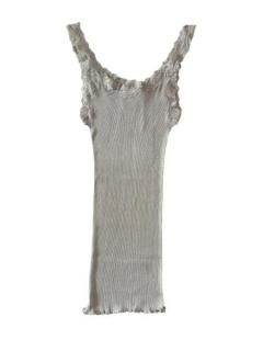ROSEMUNDE  lace top 5357 -silk light gray