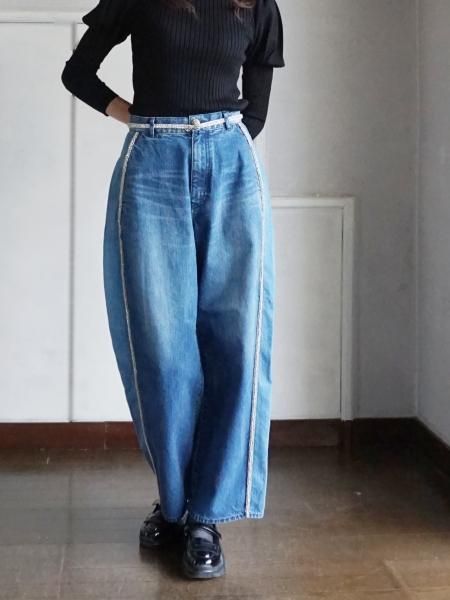 leur logette ルールロジェット 12oz denim pants bijou- BELA VISTA