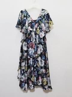 muller of yoshiokubo ߥ顼֥襷ܥåեɥ쥹flarel dress (blossom)(BK)sale