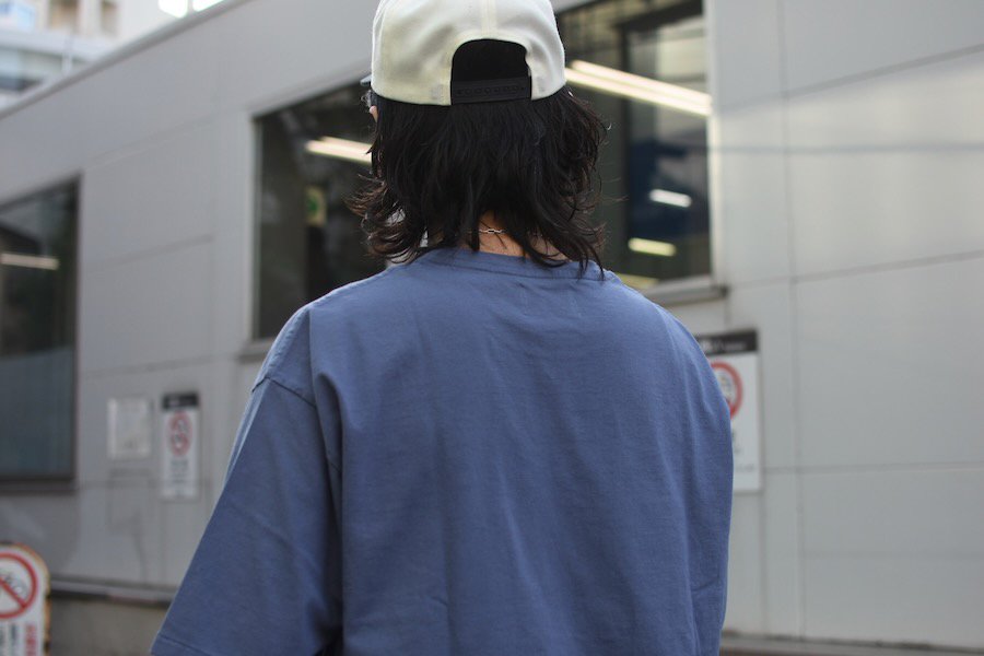  (cal o line) エンシニータス別注  solid color s/s  pocket tee