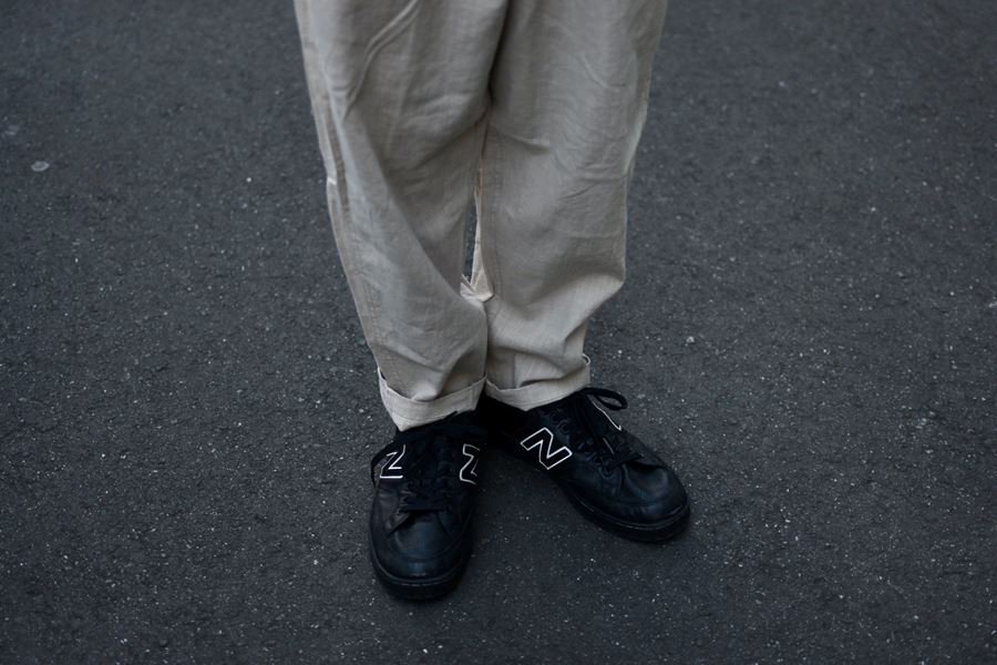 (burlap outfitter) track pant linen