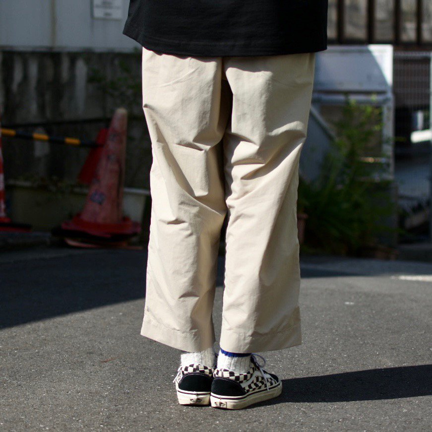 (burlap outfitter) wide track pant sand beige