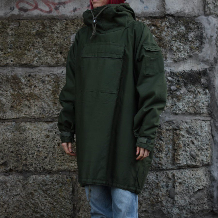 BELGIAN ARMY CHEMICAL PROTECTIVE SMOCK PARKA OLIVE