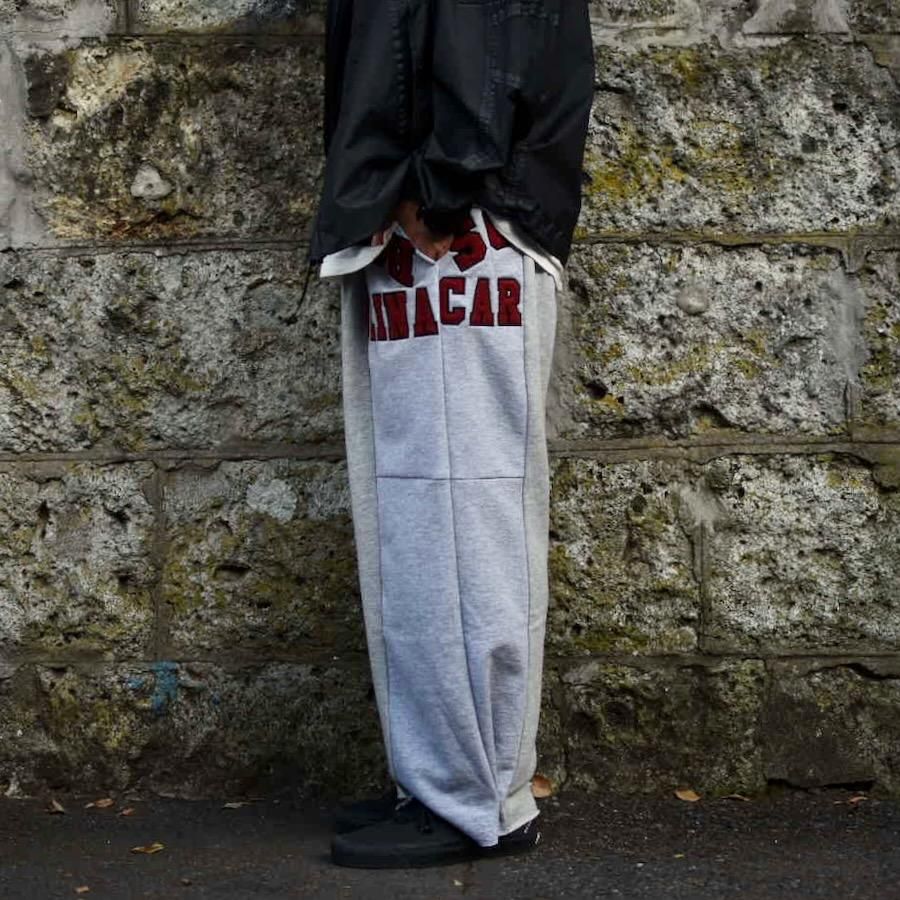 ナナナナサーカ(77circa) MAKE CUTBACK WIDE SWEAT PANTS / リメイク